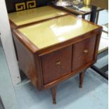 IN THE MANNER OF PAOLO BUFFA BEDSIDE CABINETS, a pair, 1950's Continental,