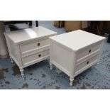 JULIAN CHICHESTER VERSAILLES SIDE CHESTS, a pair, 60cm x 45cm x 50cm H.