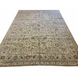 FINE SIGNED KASHAN CARPET, 366cm x 270cm,