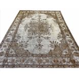 'VINTAGE' KERMAN CARPET, 349cm x 256cm.