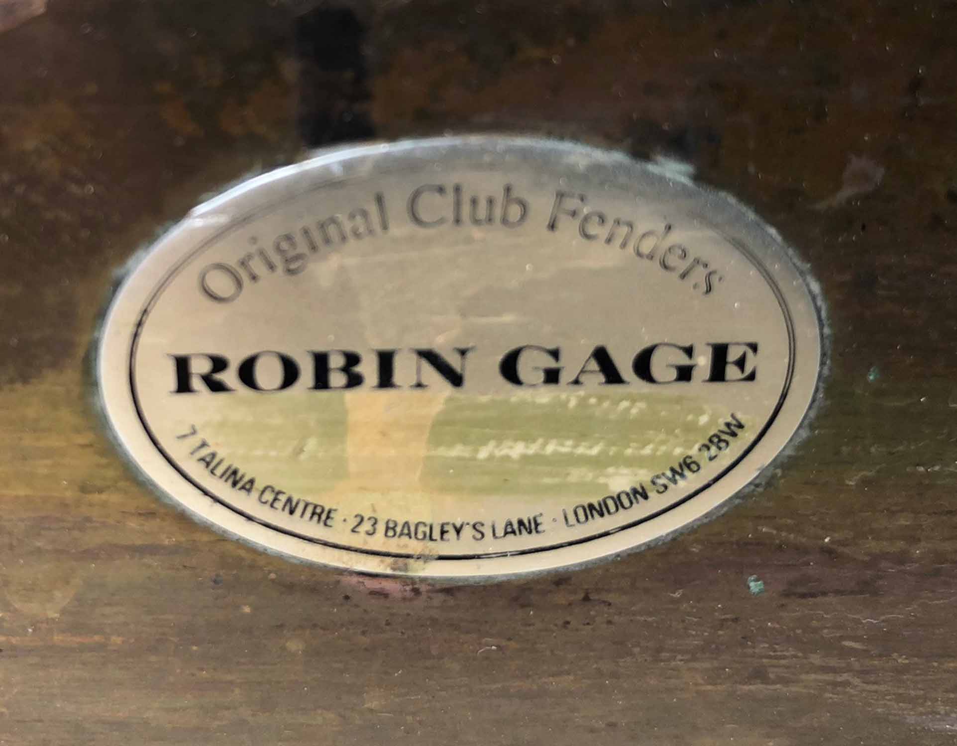 ROBIN GAGE CLUB FENDER, - Image 3 of 3