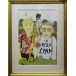 MERVYN GRIST 'I love Vera Lynn' and 'Eden', a pair of watercolours, signed lower right,