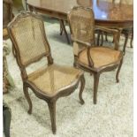 DINING CHAIRS, a matched set of eight, circa 1900,