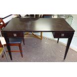 DESK, contemporary ebonised finish, 120cm x 60cm x 75cm.