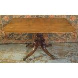 BREAKFAST TABLE, Regency mahogany,