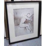 CATHERINE WILMAN INTERIORS, Graceful Lady II, indistinctly signed, framed and glazed.