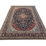 FINE PERSIAN KASHAN CARPET, 395cm x 298cm,