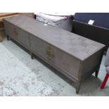 MEDIA CONSOLE, Hollywood Regency style, 93cm x 45cm x 50cm, to match previous.