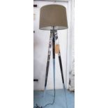 FLOOR LAMP, tripod design with shade, 155cm H.