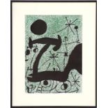 JOAN MIRO, untitled, 1967, lithograph, Ref. Mourlot: 508, 38cm x 28cm.