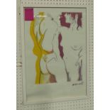 ANDY WARHOL 'Nude Couple', lithograph from Leo Castelli Gallery, stamped on reverse, edited by G.
