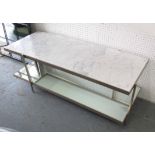 LOW TABLE, contemporary Italian style design, 120cm x 46cm x 44cm.
