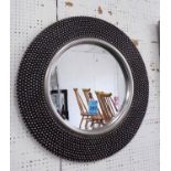 WALL MIRROR, contemporary, 82cm diam.