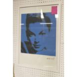 ANDY WARHOL 'Judy Garland', lithograph from Leo Castelli Gallery, stamped on reverse, edited by G.