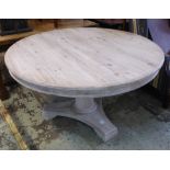 DINING TABLE, French provincial style, 137cm diam.