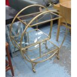 COCKTAIL TROLLEY, French Art Deco style, 94cm H.