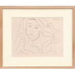 HENRI MATISSE 'Collotype L13', 1943, on velin d'arches Edition: 30,