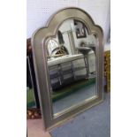 WALL MIRROR, vintage French Moroccan style, 121cm x 90cm.
