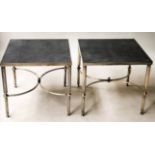 LAMP TABLES, a pair,