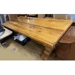 REFECTORY TABLE, Continental pine, 200cm x 100cm x 76cm H.