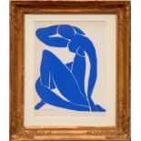 HENRI MATISSE 'Nu Bleu XII', 1954, original lithograph after Matisse's cut outs,