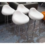 FRIGHETTO BLOOB STOOLS, a set of four, by Karim Rashid, 80cm H.