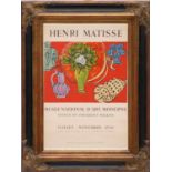 HENRI MATISSE 'Musee National d'Art Moderne', 1956, lithograph, signed in the plate,