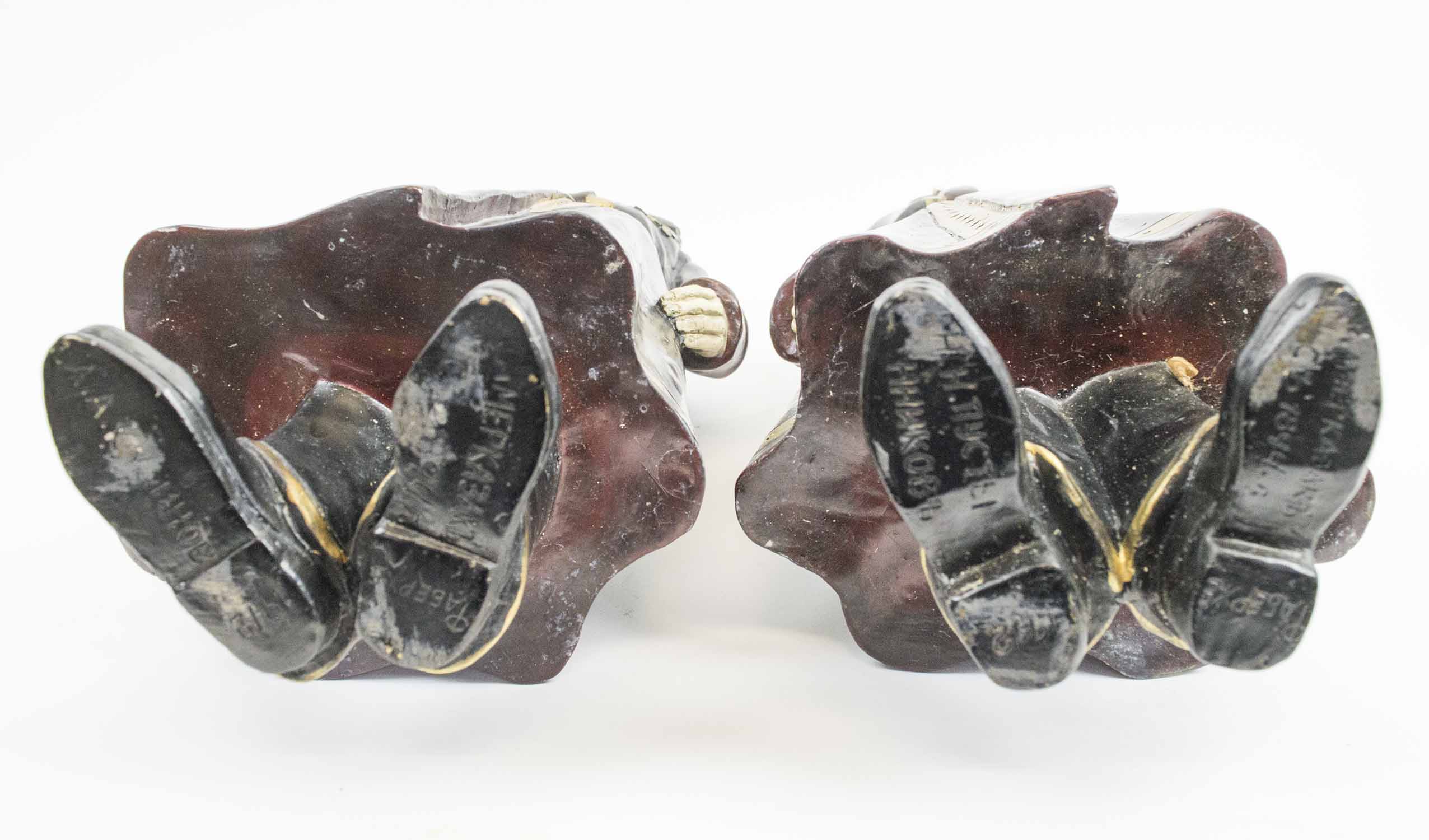 FABERGE MANNER BRONZE COSSACKS, a pair, Pustynnikov chamber Cossack 1894, - Image 5 of 6