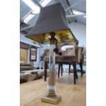 FONDICA CO ART TABLE LAMP, with shade, 84cm H.