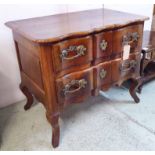 COMMODE, Louis XV walnut, circa 1750,