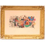 JOAN MIRO, lithograph on arches paper signed in the plate, watermark in the street,