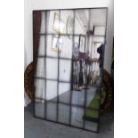 MIRROR, French style, antiqued plate, 160cm x 100cm.