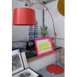 FOSCARINI TWIGGY FLOOR LAMP, by Marc Sadler, red finish, 210cm H.