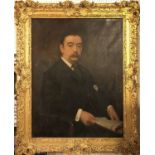 PHILIP STREATFEILD (English 1879-1915) 'Portrait of Mr Luke Hansard' and 'Portrait of Mrs Hansard',