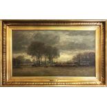 KRISTIAN MOHL-HANSEN (1876-1972) 'Landscape', 1946, signed and dated, 35cm x 63cm, framed.