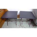 ADAM WILLIAMS DESIGN SIDE TABLES, a pair, 55cm x 55cm x 55cm.