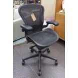 HERMAN MILLER AERON DESK CHAIR, by Don Chadwick and Bill Stumpf, 110cm H.