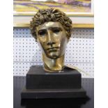 FONDICA CO ART SCULPTURE PORTRAIT OF ALEXANDER, circa 1990's, 34cm H.