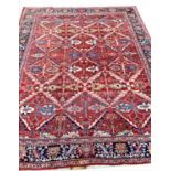 FINE ANTIQUE ZEIGLER MAHAL CARPET, 380cm x 295cm,