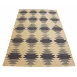 JAIPUR DHURRIE RUG, 300cm x 200cm.