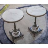 OCCASIONAL TABLES, a pair,