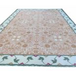 INDIAN COTTON DHURRIE CARPET, 516cm x 359cm.