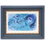 MARC CHAGALL 'The Flute Player', 1957, original lithograph - Cramer 34, printed by Mourlot,
