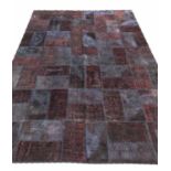 VINTAGE PATCHWORK CARPET, 286cm x 204cm.