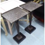 GLOBAL VIEWS ARTISAN ACCENT TABLES, a pair, 65cm H x 35cm.