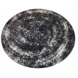 VINTAGE ABSTRACT CIRCULAR RUG, 253cm diam.