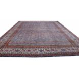 EXCEPTIONAL COUNTRY HOUSE PERSIAN KERMAN CARPET, 540cm x 400cm,