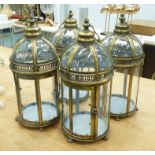 ORANGERY LANTERNS, a set of four, French Provincial style, 54cm H.