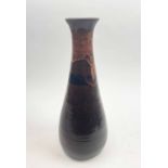 STONEWARE VASE, inscribed 'SS', 36cm H.