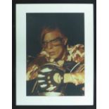 BOWIE PHOTOGRAPH, original colour photo taken from the film 'The Man who fell to Earth',